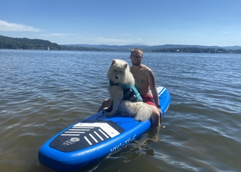 SUP Z SAMOYEDEM -ASLAN & NATALIA & PATRYK